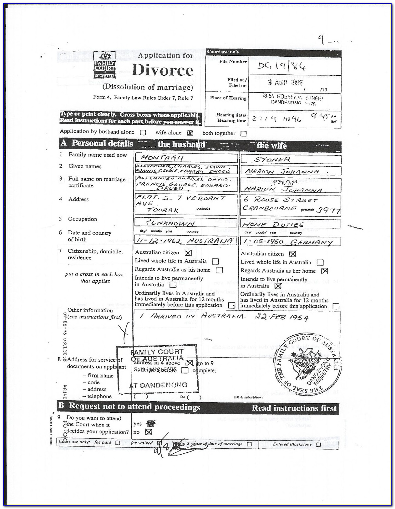 Divorce Papers Texas Sample
