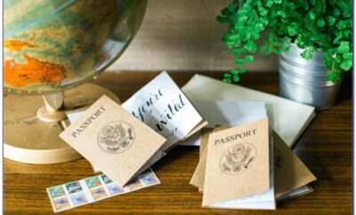 Diy Passport Invitations Template
