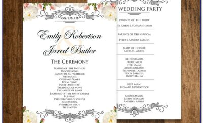 Diy Wedding Invitations Templates Free Download