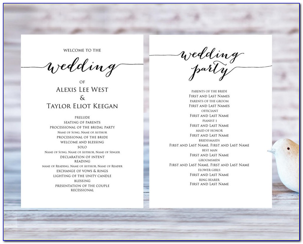 Diy Wedding Invite Templates