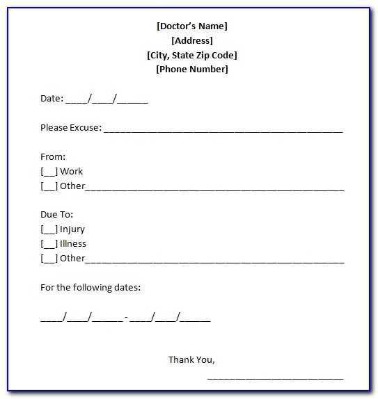 Doctor Office Invoice Template