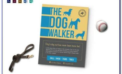 Dog Walker Flyer Template
