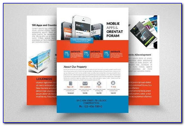 Double Sided Brochure Template Free