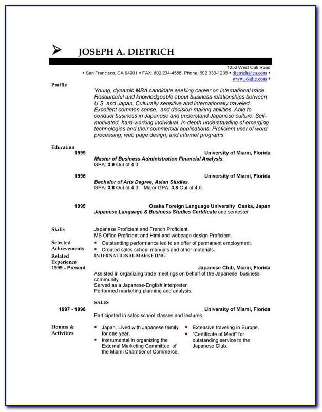 Download Best Resume Templates For Free