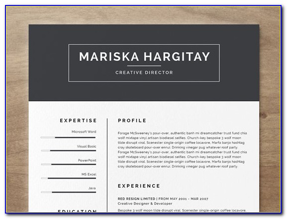 Download Free Indesign Resume Templates
