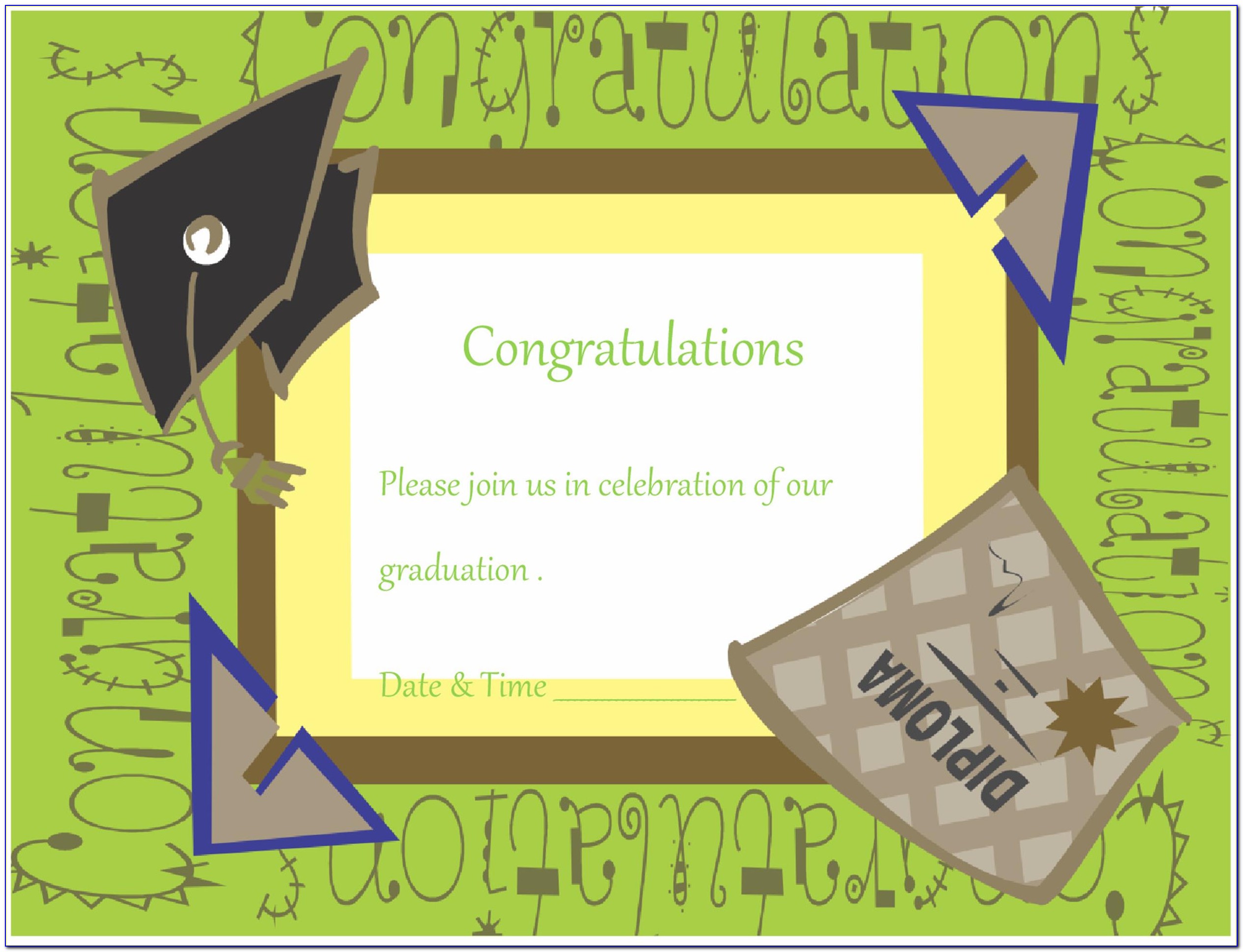Download Graduation Invitation Template
