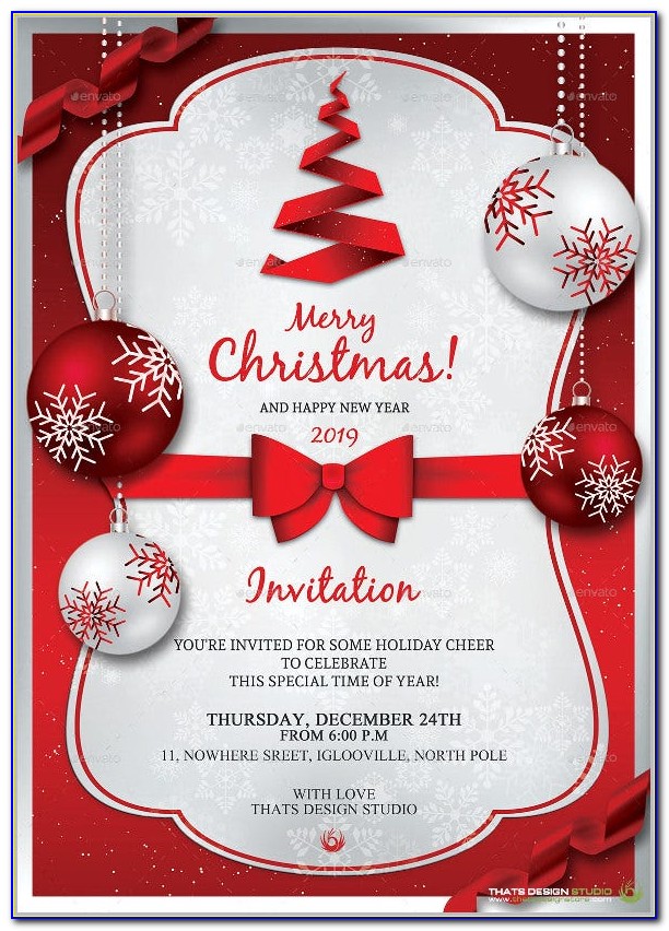 Download Holiday Invitation Template