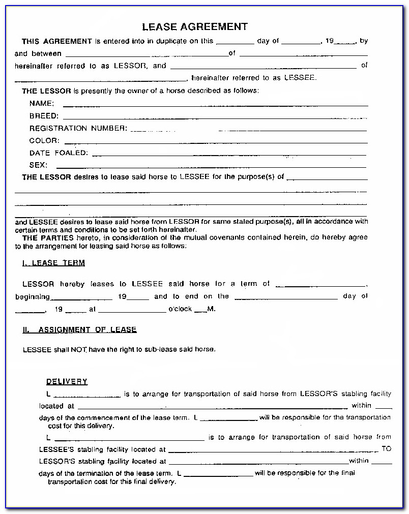 Download Lease Agreement Form