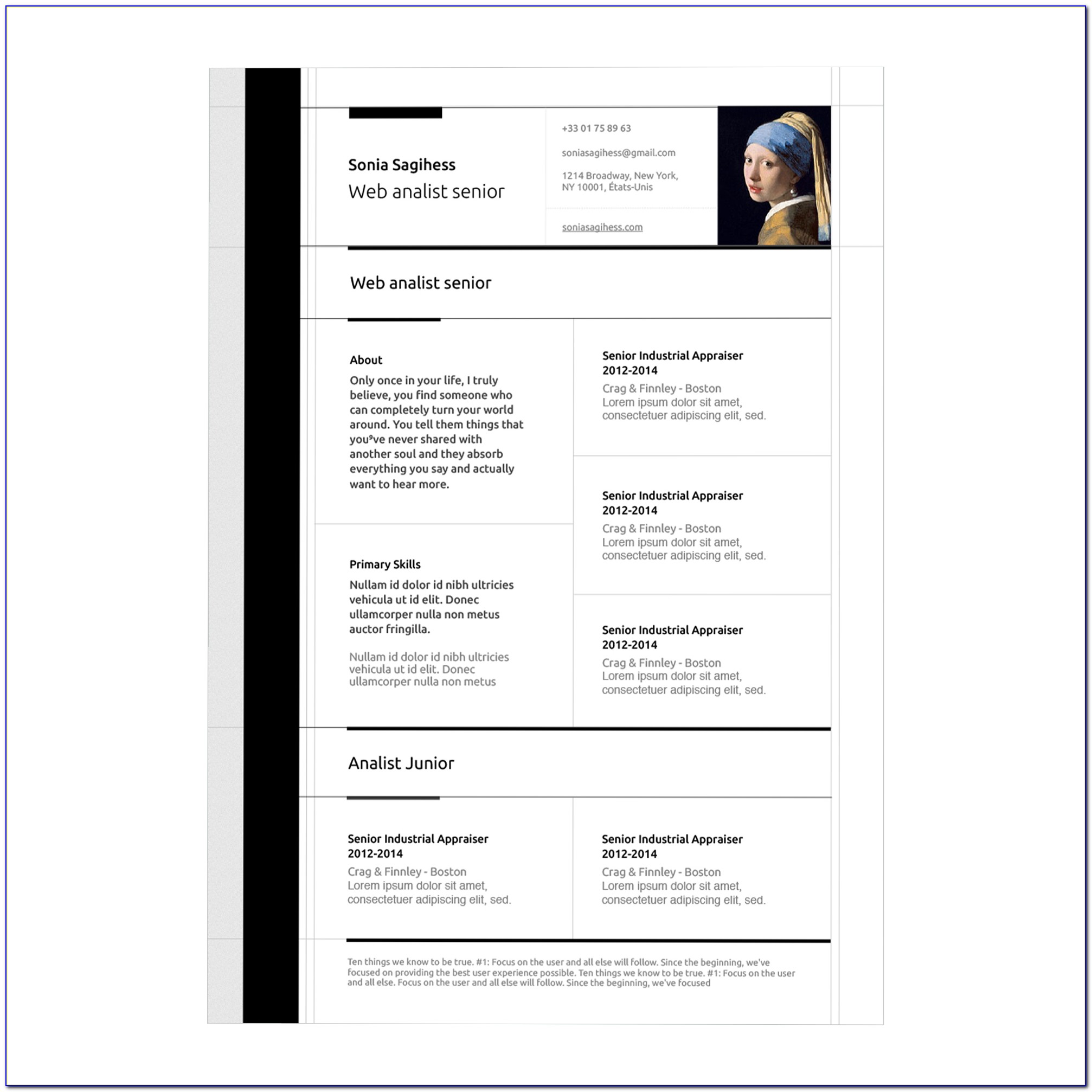 Downloadable Resume Templates For Free