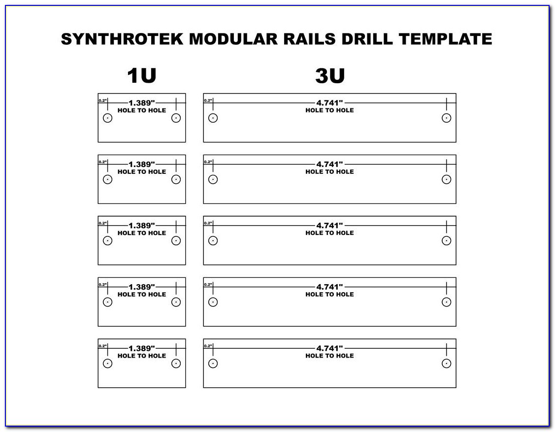 Drill Hole Log Template