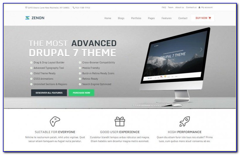 Drupal 7 Free Responsive Themes With Slider