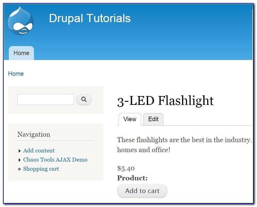 Drupal Commerce Theme Checkout Page