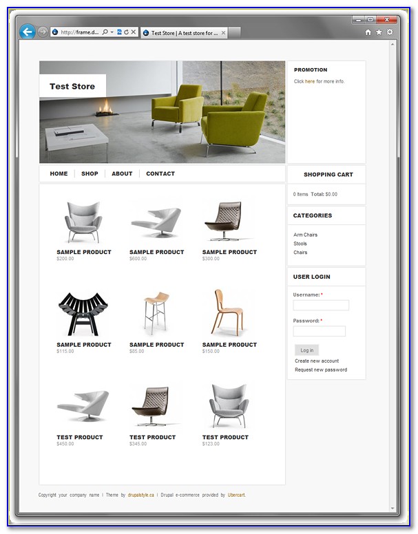 Drupal Ecommerce Themes Free Download