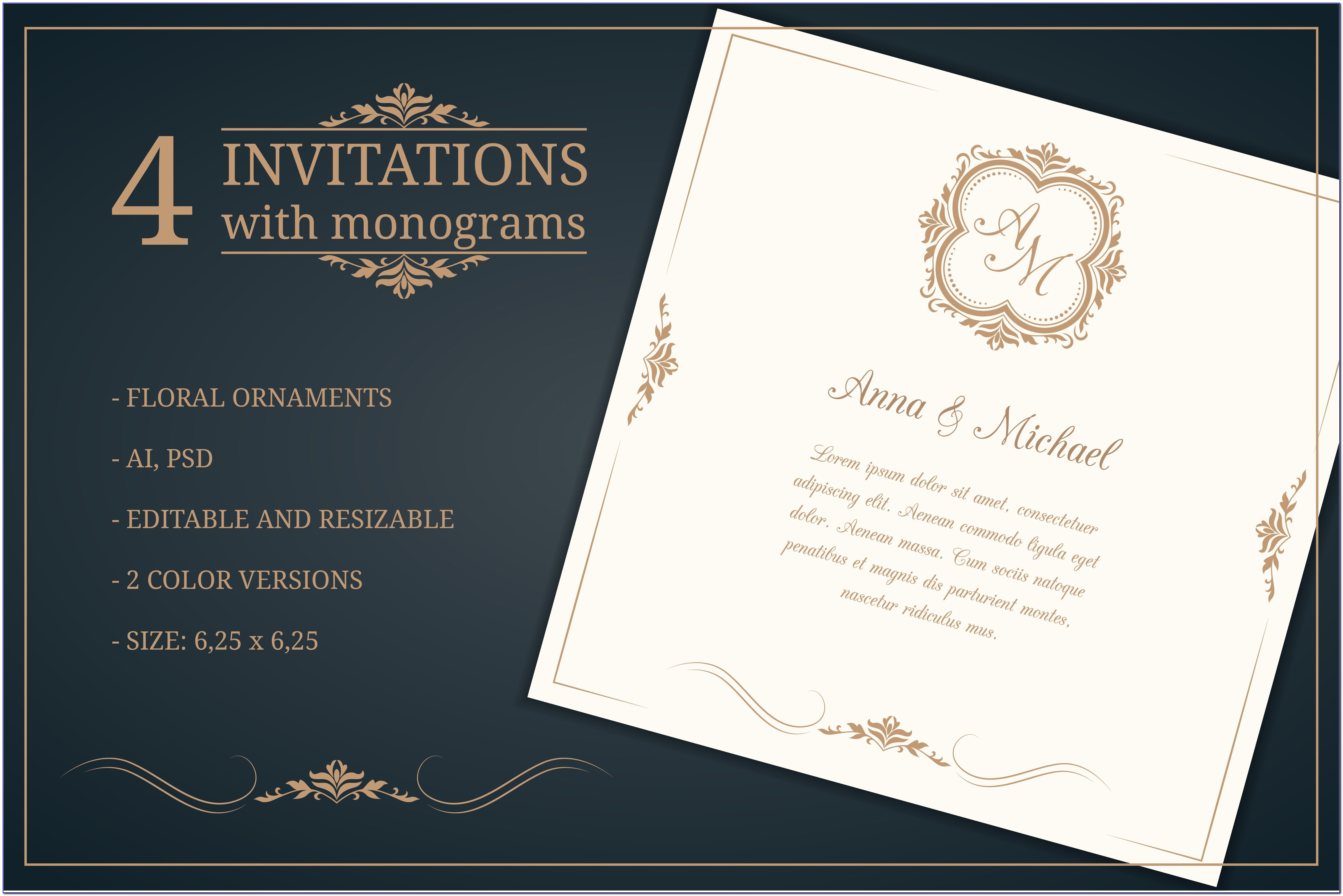 E Wedding Invitation Templates Free