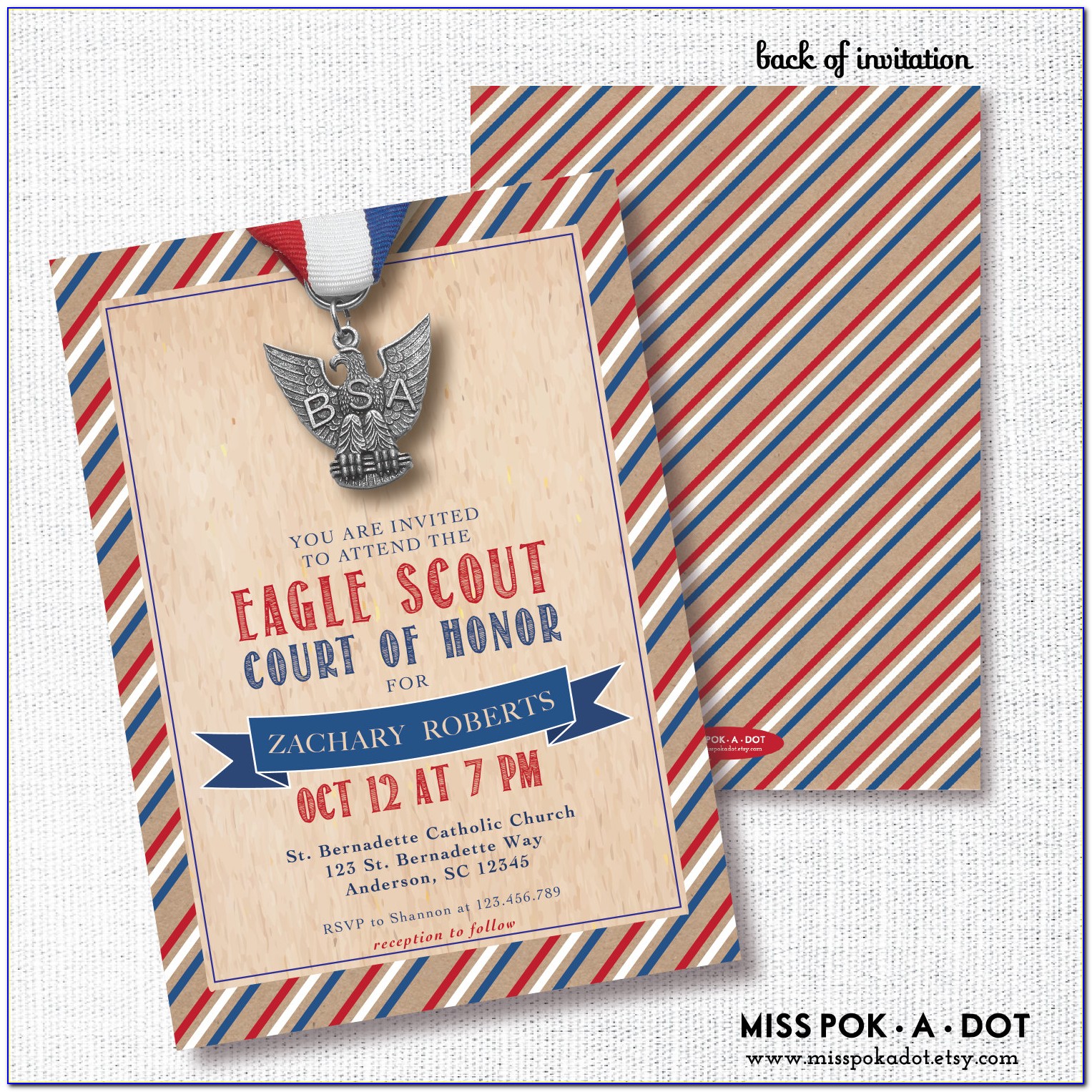 Eagle Scout Court Of Honor Invitations Wording