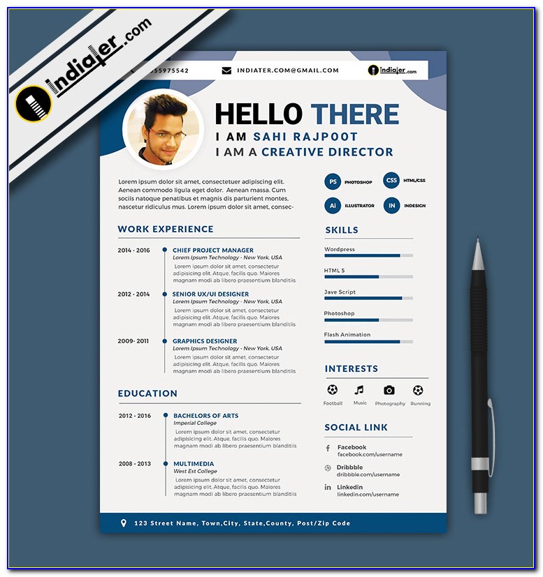 Editable Cv Templates Free Download Word Document