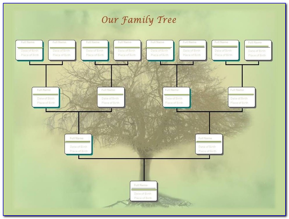 Editable Family Tree Printable