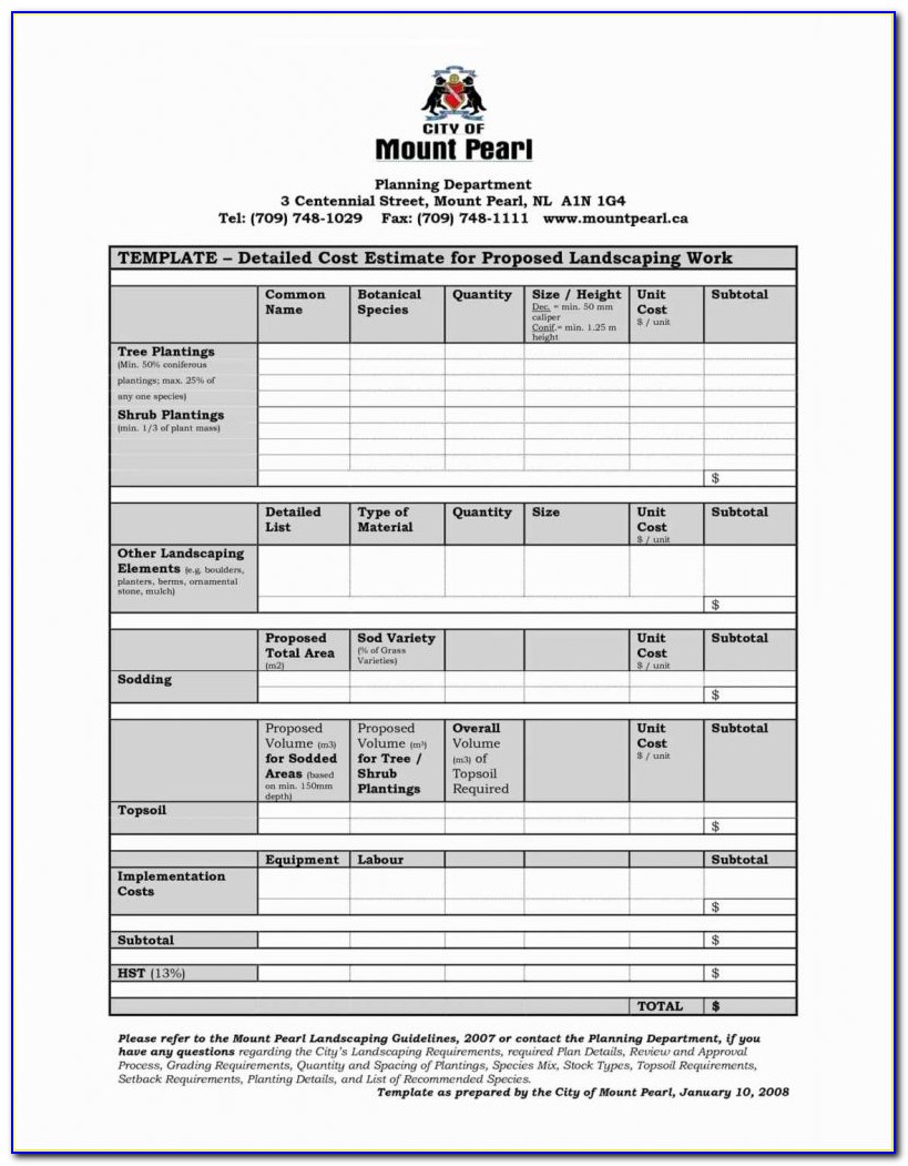 Electrical Job Quote Template