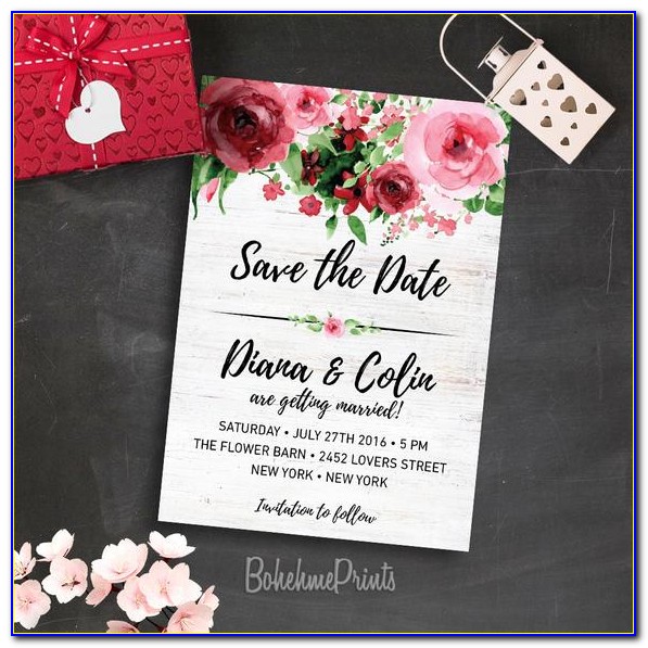 Electronic Save The Date Templates Free