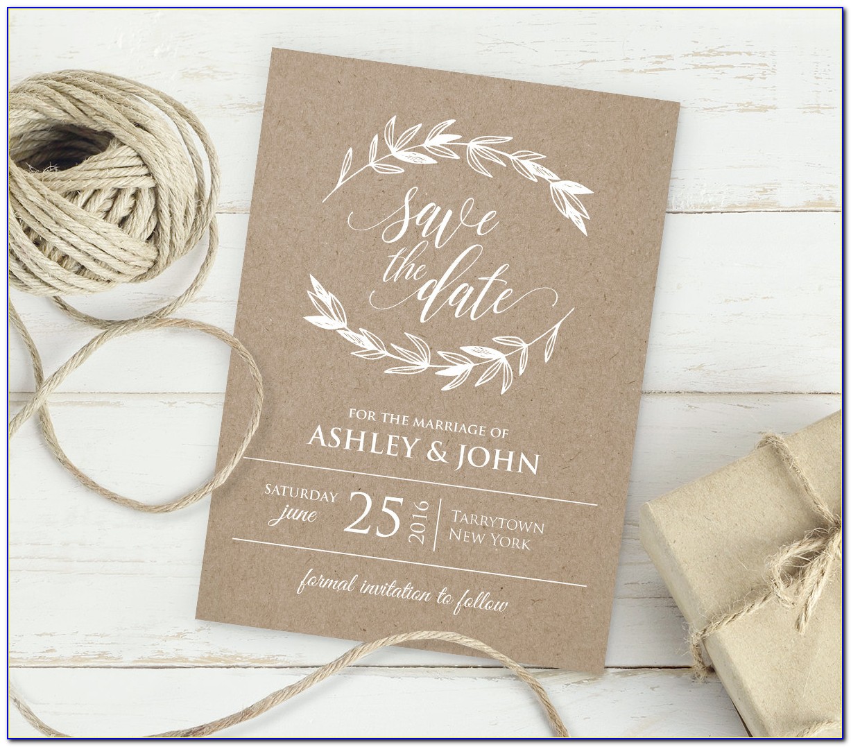 Electronic Save The Date Templates