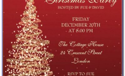 Elegant Christmas Invitation Templates