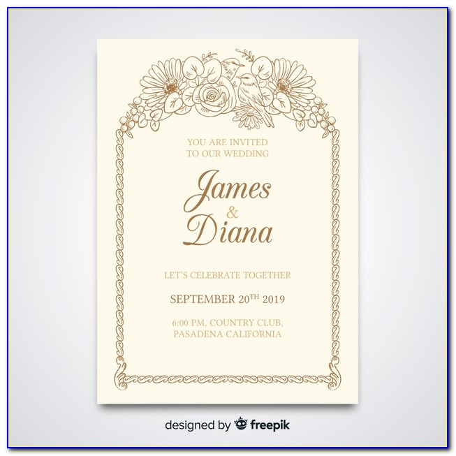 Elegant Wedding Invite Templates