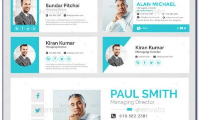 Email Signature Html Template Free Download