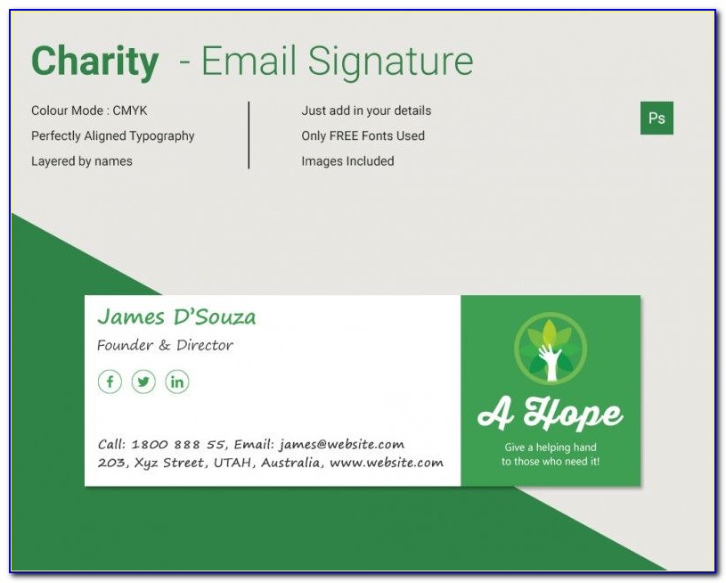 Email Signature Psd Templates Free Download