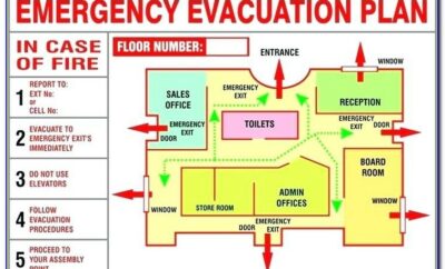 Emergency Evacuation Plan Template For Home