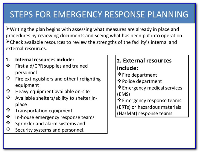 Emergency Evacuation Plan Template For Schools