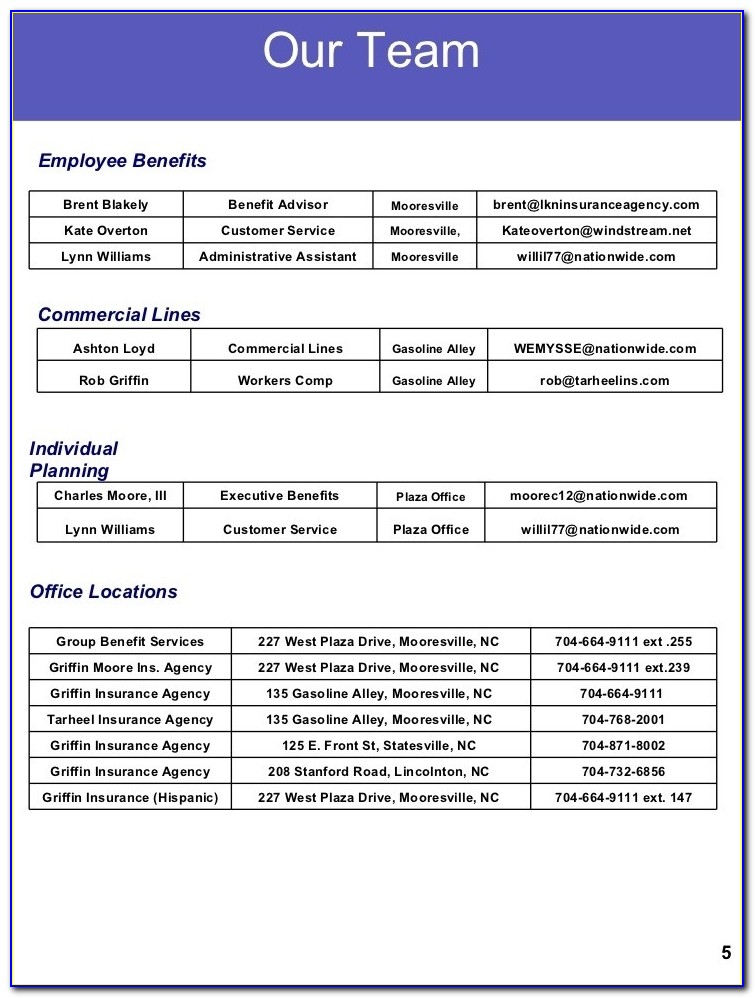 Employee Benefits Package Sample