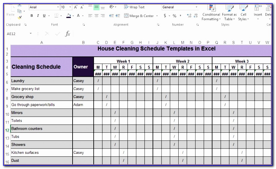 Employee Leave Planner Excel Template