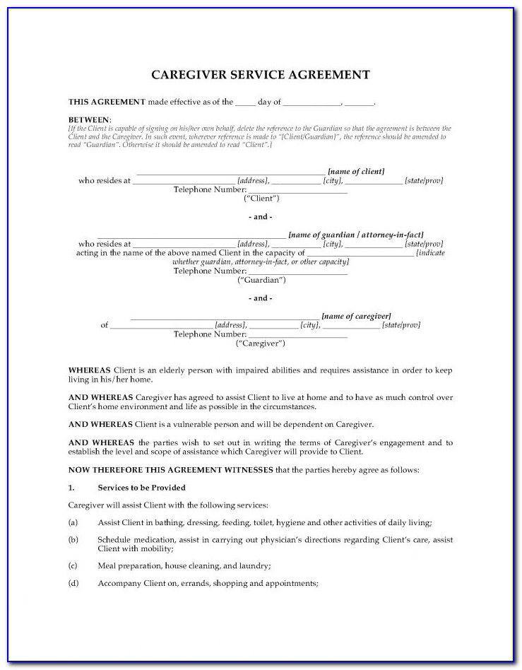 Employment Contract Template Microsoft Word