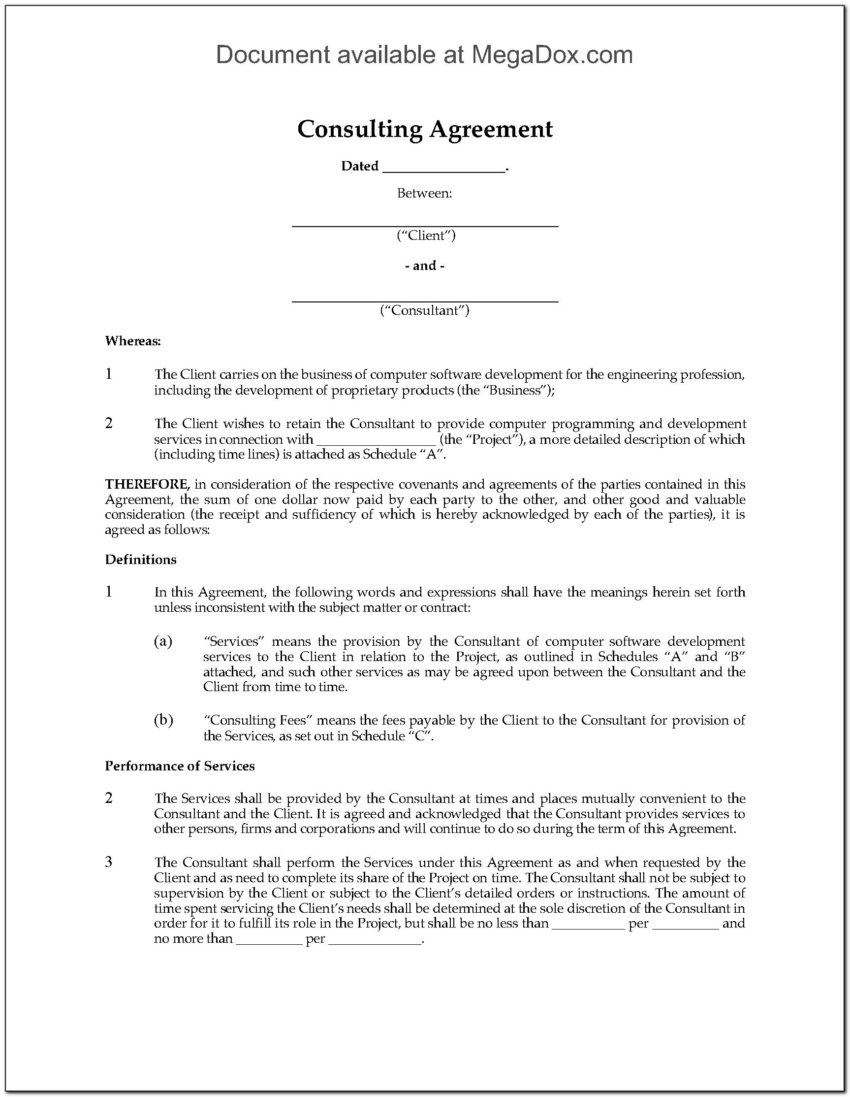 Employment Contract Templates Canada