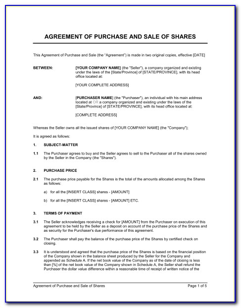 Equity Transfer Agreement Template