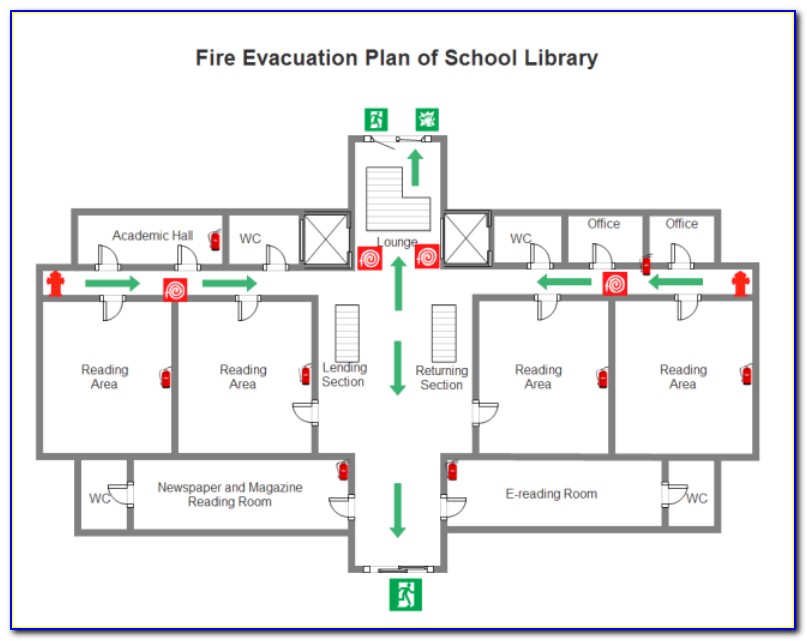 Evacuation Floor Plan Sample