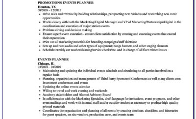 Event Planner Contract Examples