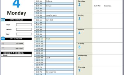 Event Project Plan Template Excel