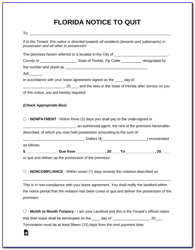Eviction Letter Template Free