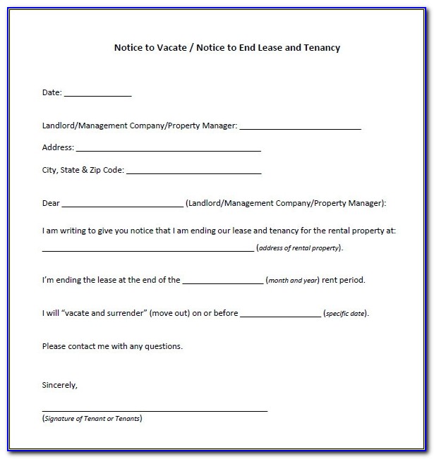 Eviction Notice From Parents Template