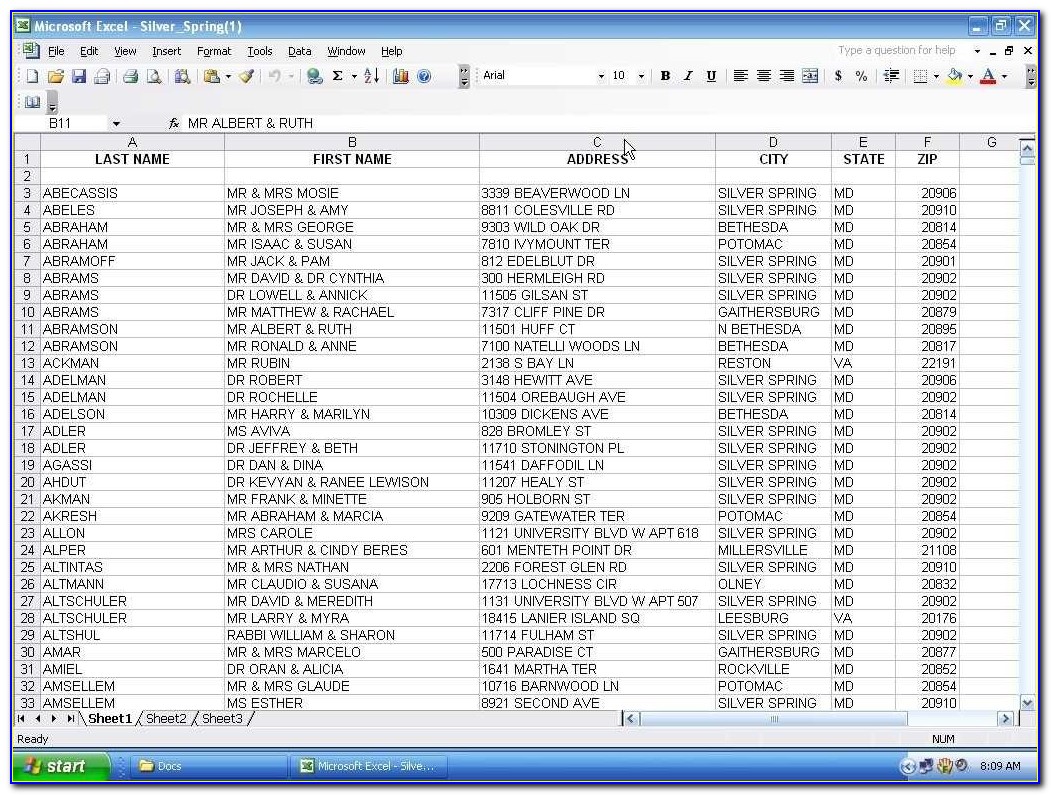 Excel 2010 Client Database Template