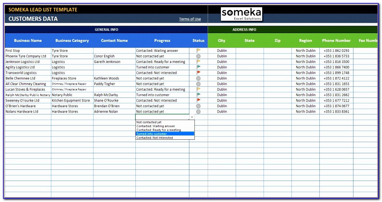 Excel Crm Templates Free Download