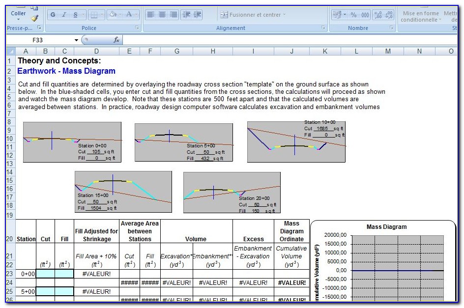 Excel Earthwork Estimating Templates