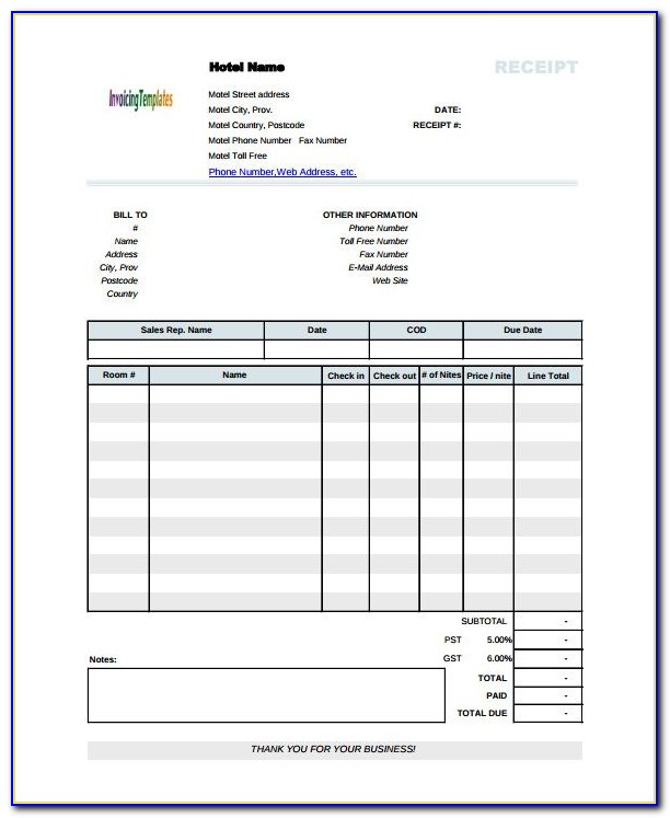 Free Download Tax Invoice Format In Word
