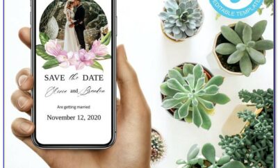 Free Electronic Save The Date Templates For Weddings