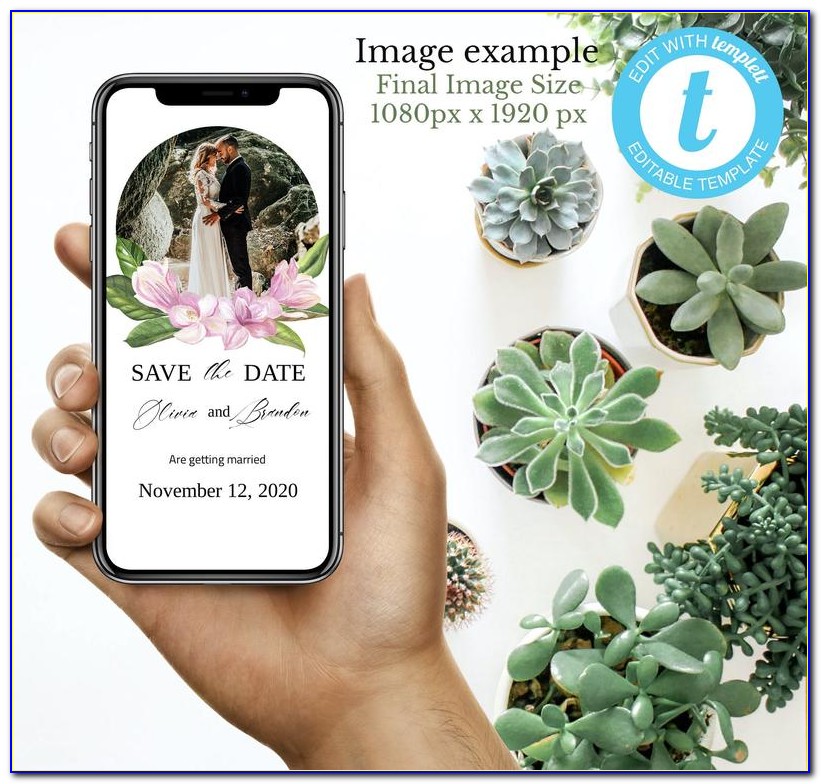 Free Electronic Save The Date Templates For Weddings