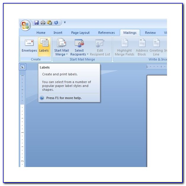 How To Print Envelope Labels In Microsoft Word