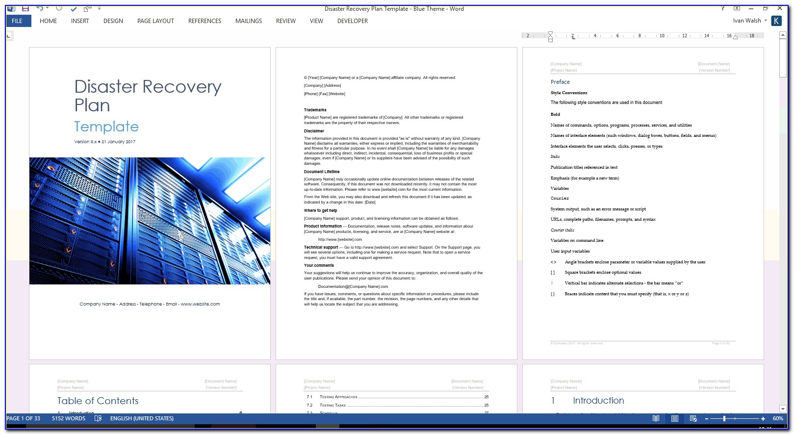 It Disaster Recovery (dr) Plan Template A Free Download And Guide
