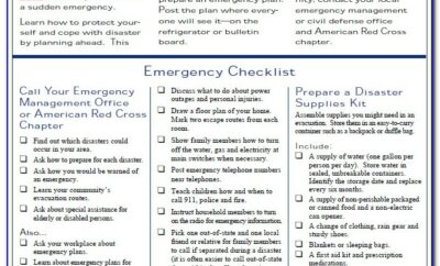 Sample Emergency Preparedness Plan For Home Daycare