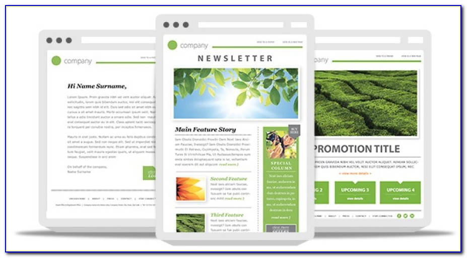 Vemail Newsletter Template Free Download